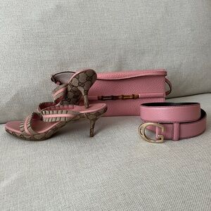 Pink Gucci Sandal